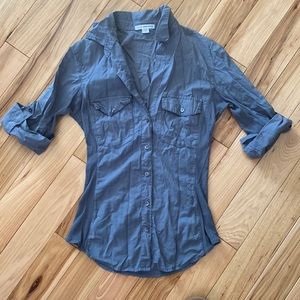 James Perse Standard Long Sleeve Button Down